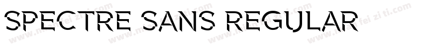 Spectre Sans Regular字体转换